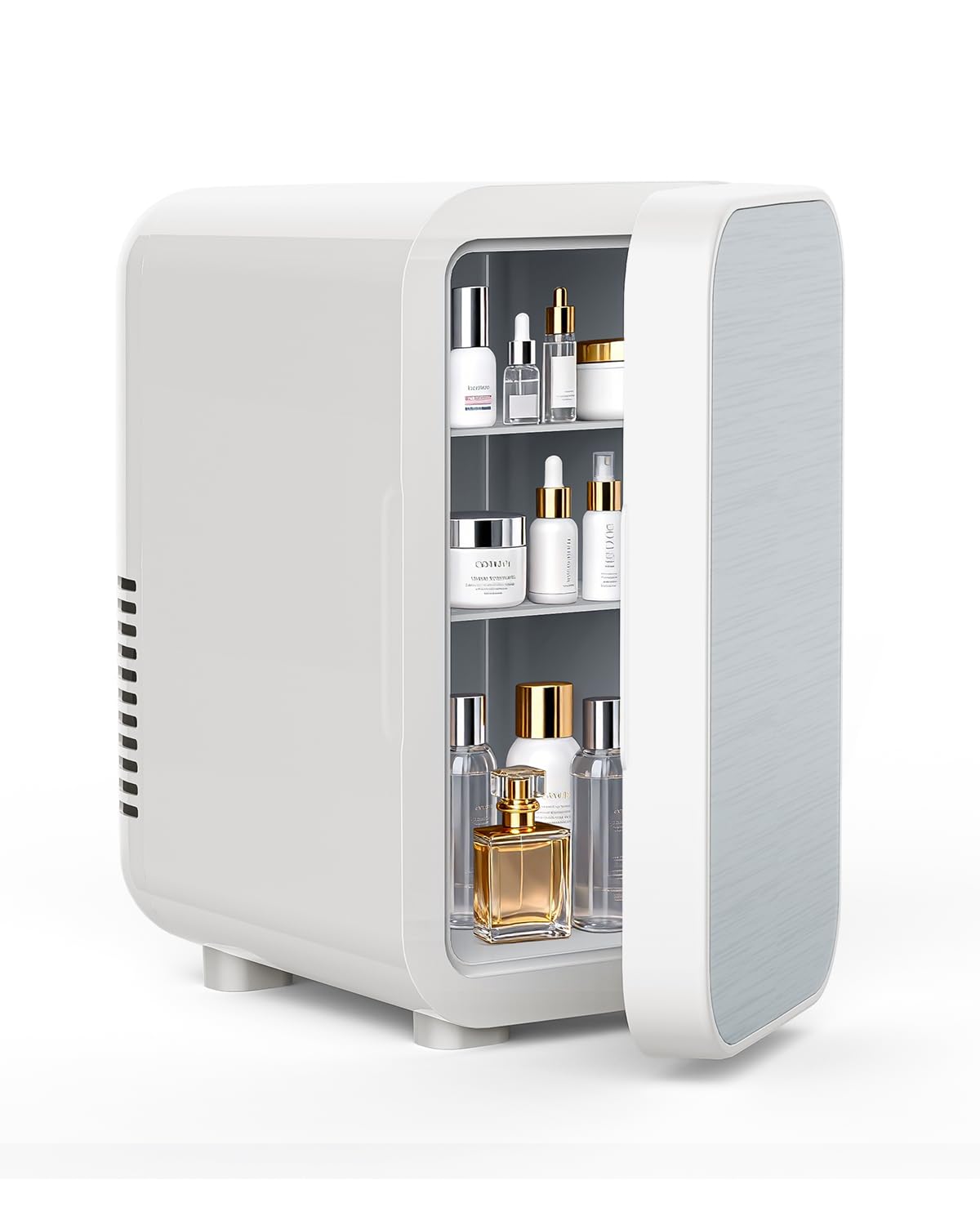 FANSEXPERT 6L Mini Fridge with Glass Panel