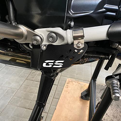 Modeer Für BMW R1200GS LC Adventure 2013-2022 R1250GS Adventure HP 2019-2022 Sturzschutz Schalterschutz Seitenständer abdeckung r1200gsa r1250gsa r1250 gs hp r1200 adv Zubehör (Schwarz)