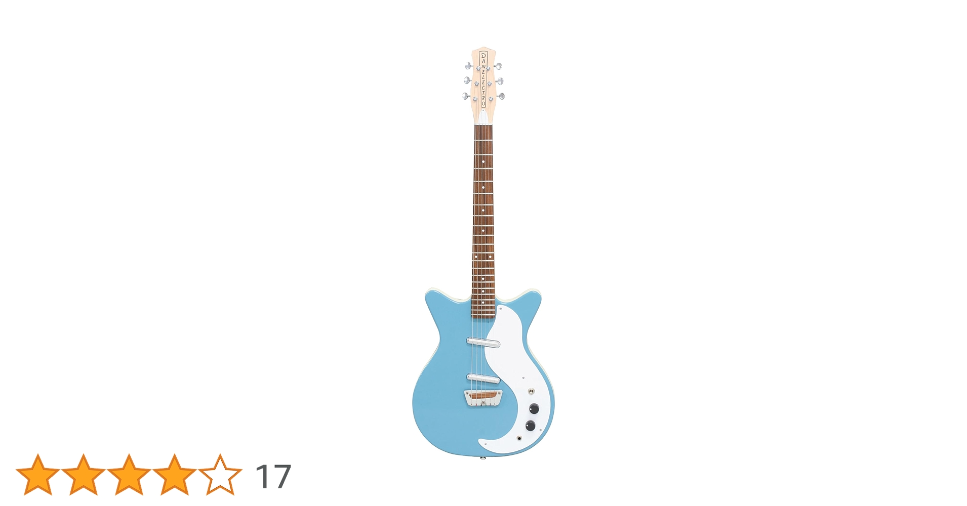 Danelectro 復刻モデル STOCK'59 V.AQUA 美品 Danelectro STOCK 59 V AQUA エレキギター（新品特価/送料無料