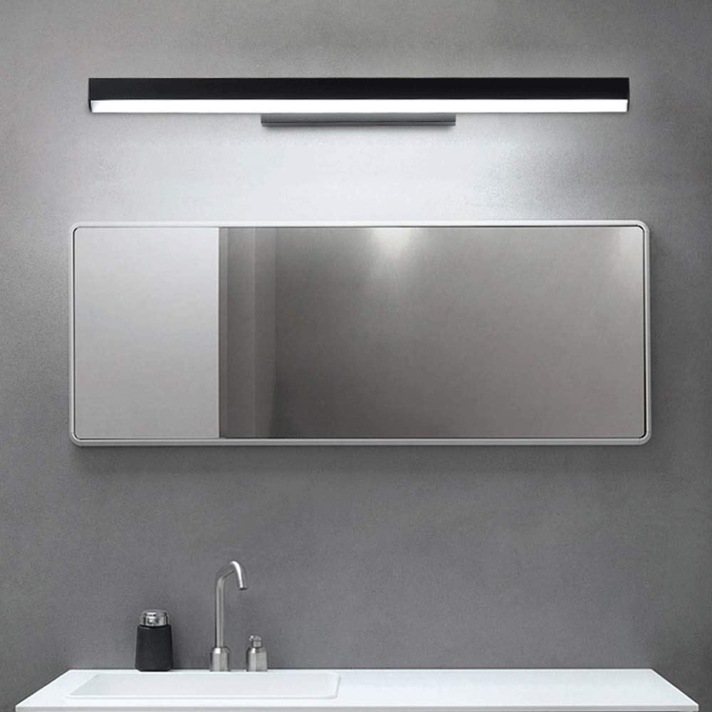 LED-Badezimmerspiegelleuchte, kein flackerndes Licht, nordischer Stil, Aluminium-Spiegel-Frontlampe für Bad, Spiegelschrank, Licht, Wandlaterne, wasserdicht