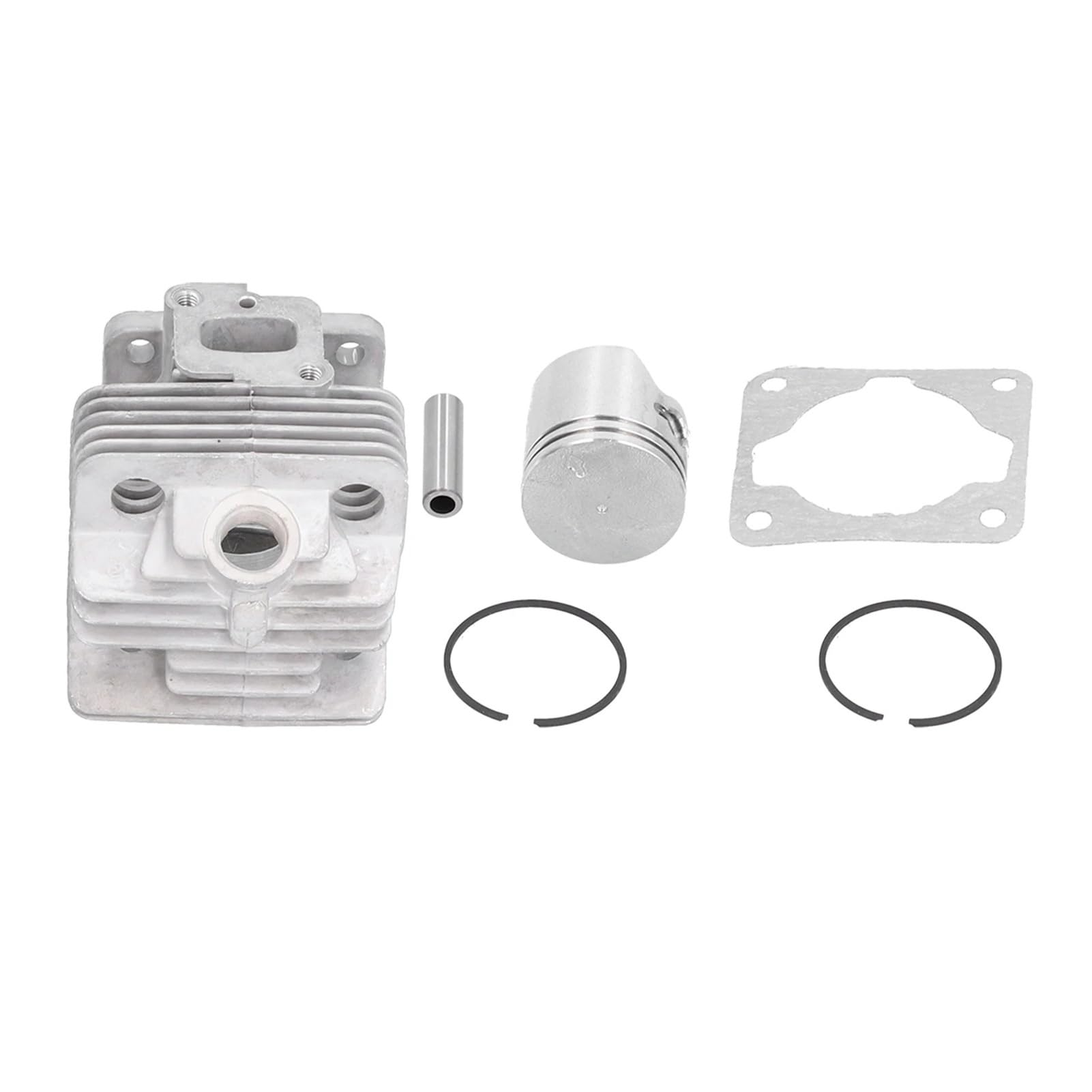 Genérico Compatible con Piezas de desbrozadora Recortadora TL26 CG260 1E34F | Kit de pistón de cilindro de 34 mm con reemplazo de Ket de clips de pasador