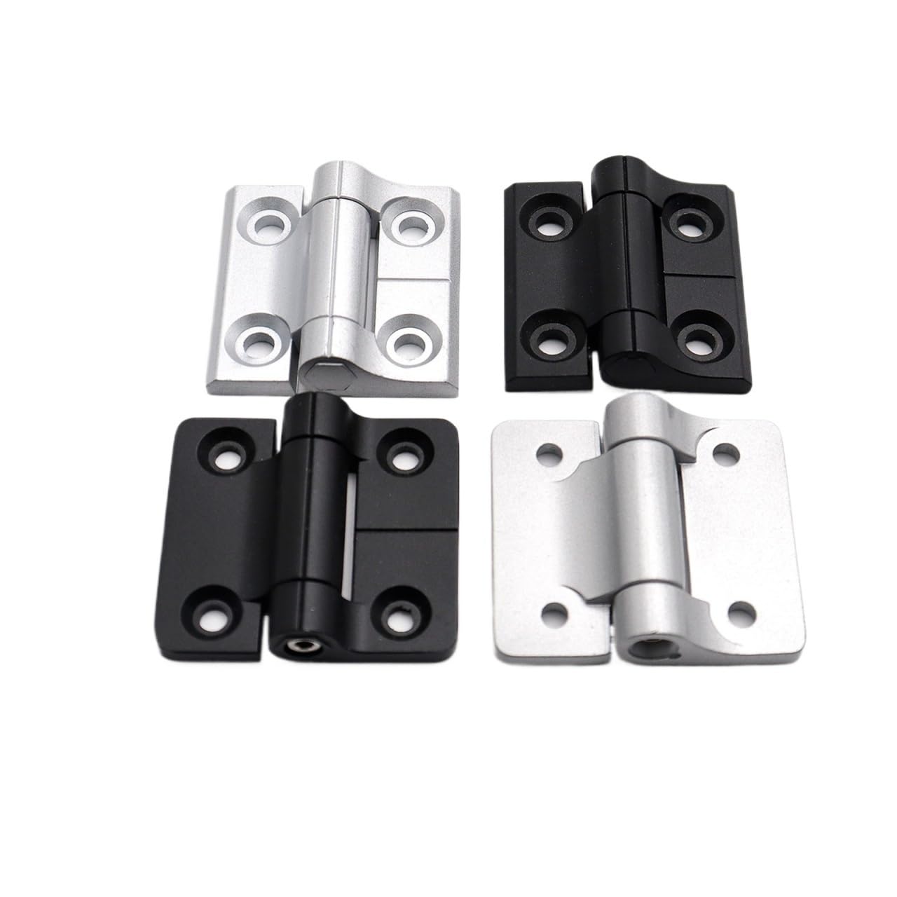 Ipvxnnfw Zl5050-2Black(50*50*5.7) Damping Torque Hinge Zinc Alloy Adjustable Stop Buffer Cabinet 1Pcs(Zl5050-2Black(50 * 50 * 5.7))