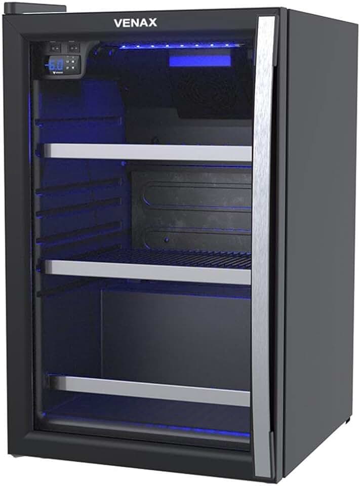 Cervejeira Venax Blue Light 100 Preto Fosco Porta Invertida (127V)