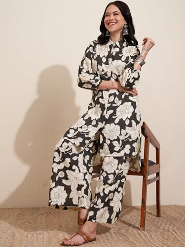Image of Vishudh Women's Co-ord Set | Trendy Matching Set for Casual & Chic Looks | Stylish Top & Bottom Co-ord for Women