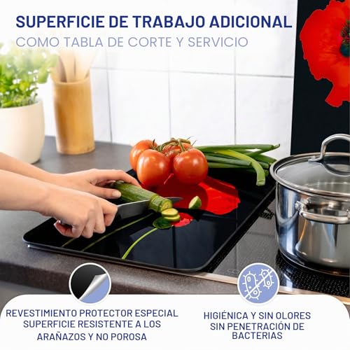 Protector contra salpicaduras ajustable WENKO para cubrir encimeras de cristal 5
