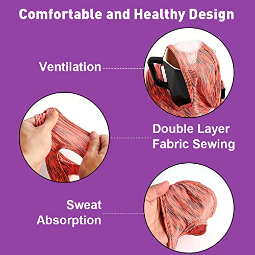 Image of Abnaok 5 Pack VR Eye Mask, Adjustable Breathable VR Sweat Band for Oculus Quest 2, HTC Vive, PS, Gear, VR Workouts