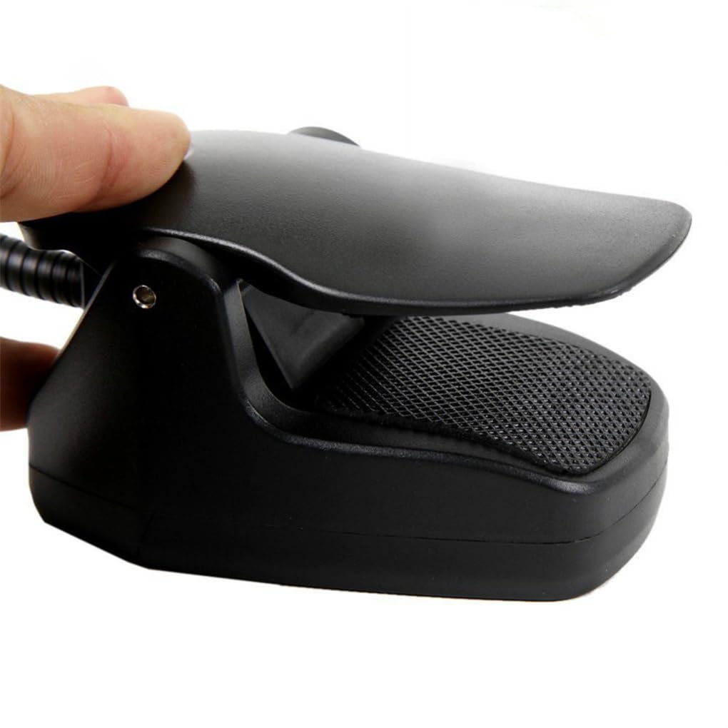 Lámpara de libro portátil con soporte de música LED con cuello Flexible iluminación de Camping para el hogar suministros de práctica de estudio