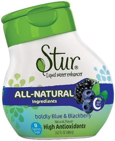 Liquid Water Enhancer Blue & Blackberry, Single 1.62oz Bottle