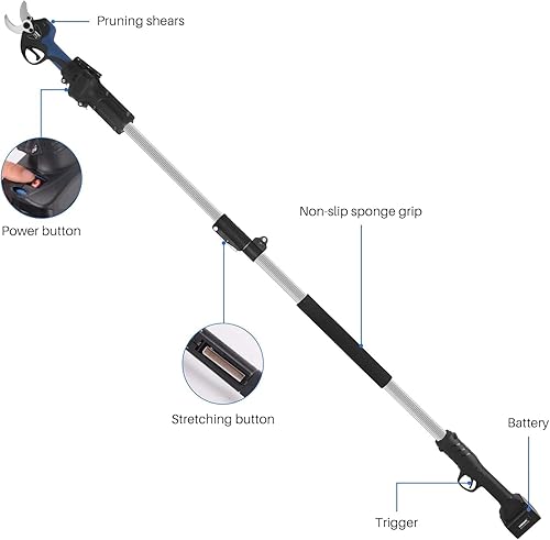 SWANSOFT Pole Pruner, Tree Pruner Extendable, Long Reach Pruner with 7ft Length for 8605Pro, PRU45