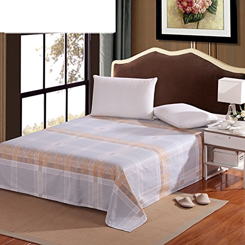 Drap en coton matelassé lit double 200x240cm couvre-lit chaud - 2