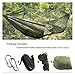 Relax in Comfort Portable Nylon Camping Hammock Hanging Hammock for Backpacking, Travel, Beach, and Yard 102.36 * 55.12inch for Terrace, Outdoor(Green)