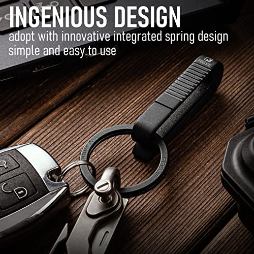 Fegve Titanium Duty Belt Key Holders, Quick Release Keychain With Keyring For Keys,Gifts For Men Dad (Black - Rk1) #TOP4