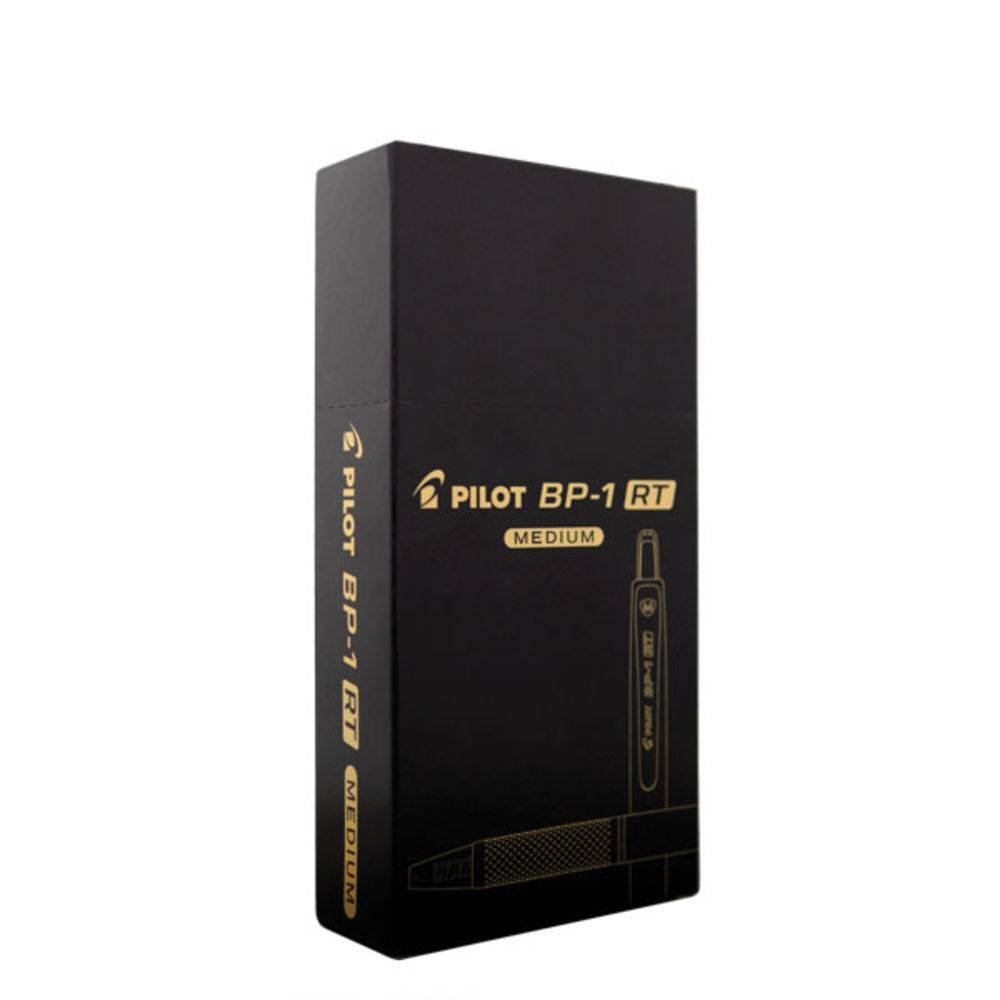 Pilot Rubberized Retractable Pen x 12 Units, 2410046PT, Black