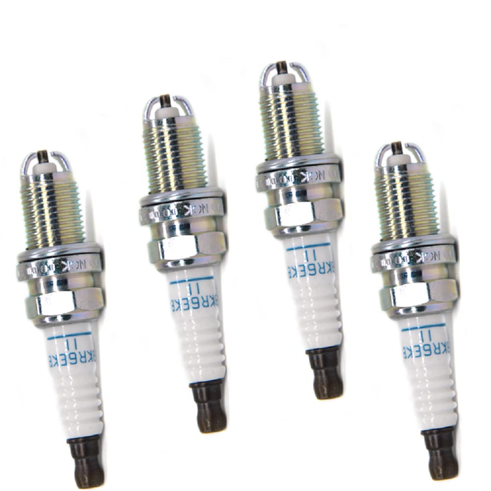 4 pc/set Spark Plug 4198 BKR6EKB-11 Compatible with T0Y0TA CAM-R-Y 2.2CC 3.0CC AVAL0N AVENSlS C0R0NA CAIJUN-AUTO