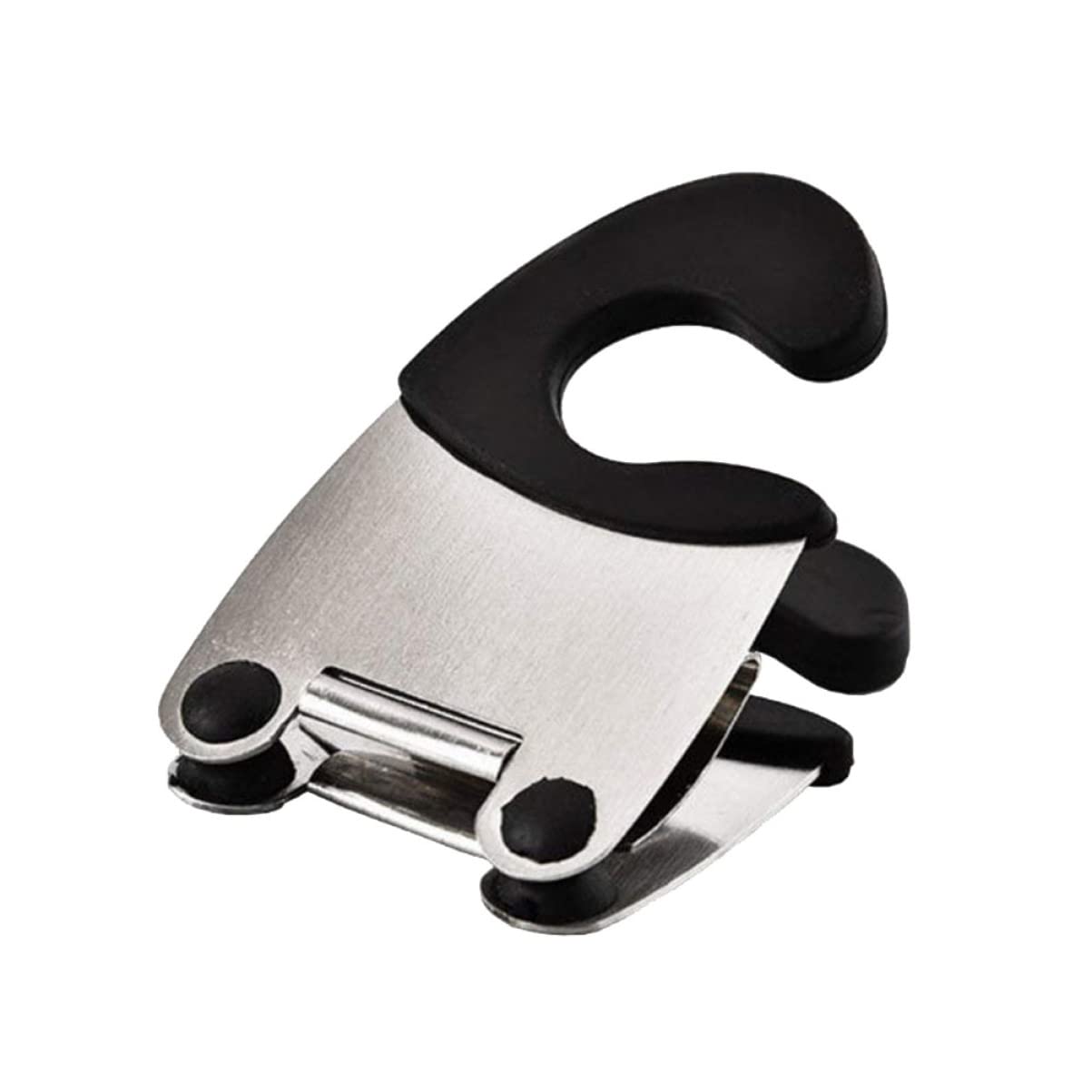 9 Pcs Kitchen Spoon Holder Spoon Holder Pot Clip Silicone Ladle Crab Spoon Holder for Pot Clip Holder Silicone Scraper Tool Grip Stainless Steel Scoop Securing Clip Anti-scald