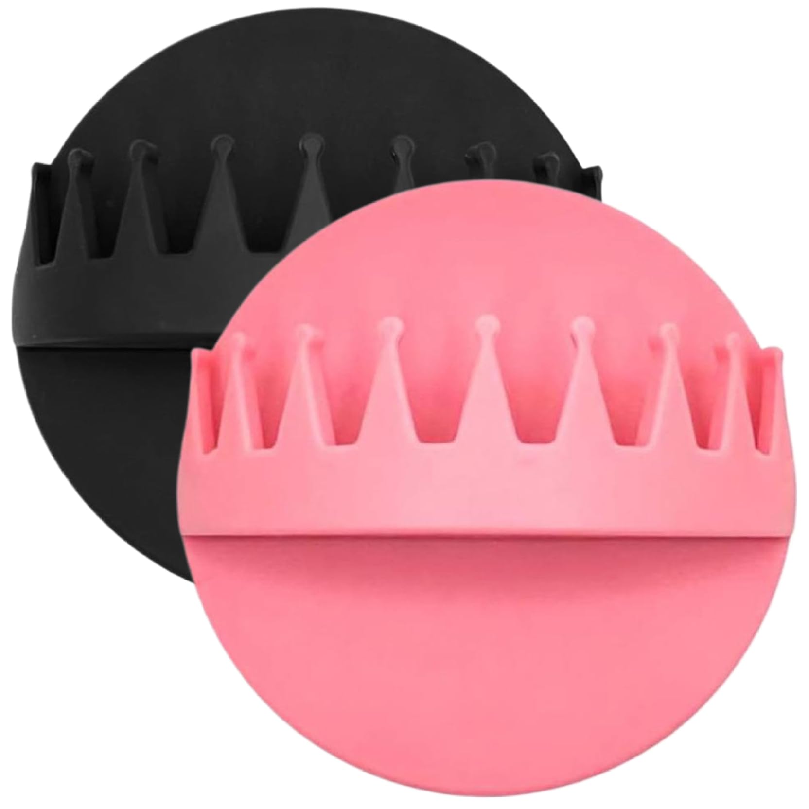 Shower Hair Catcher 2Pcs Shower Hair Catcher, Silicone 3.6x3.6" Wall-Mount Suction Collector