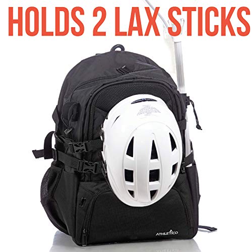 image for Athletico Turf Lacrosse Bag - Extra Large Lacrosse Backpack - Holds Al