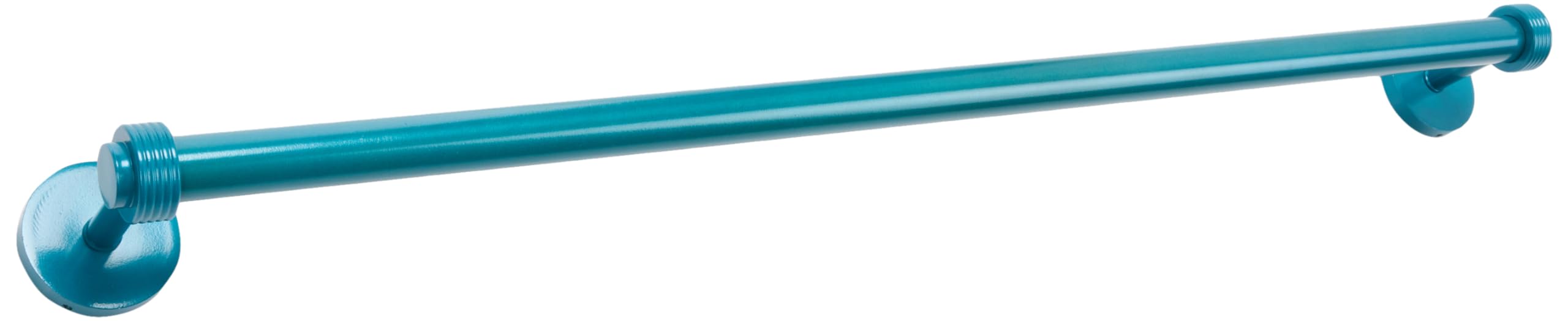 Allied Brass 7251G/30-GLT Satellite Orbit Two Collection 30 Inch Towel Bar with Grooved Detail, Glokzin Teal