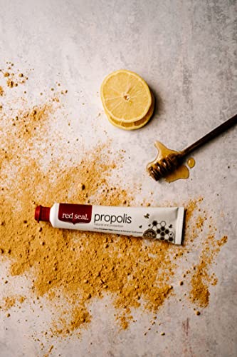 Red Seal Propolis Toothpaste – Made With 100% New Zealand Bee Propolis Extract, Anise, Peppermint, Eucalyptus Essential Oils - No Fluoride, No Preservatives, No Artificial Flavors Or Colors - 2 Pk #TOP5