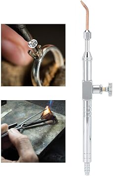 Jewelry Welding Torch Kit, Water Oxygen Mini Torch Soldering Jewelry Soldering Torch with 4 Tips for Jewelry Making Processing