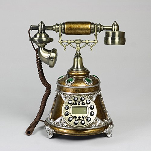 Téléphone continental rétro bronze 3 résout ondes mobiles