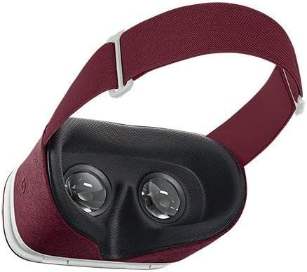 google daydream view vr headset crimson