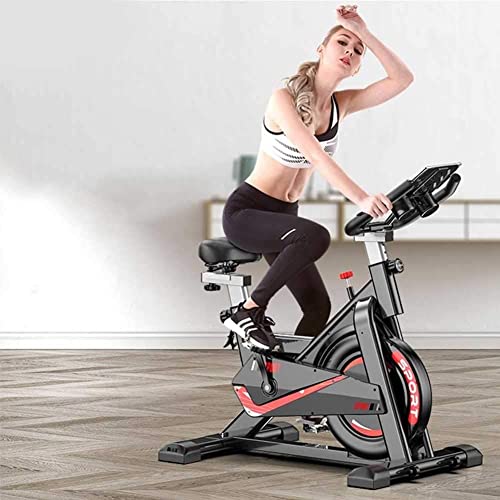 Image of Magnetic Bike Stationary Exercise Bikes with Quiet Belt Drive for Home Studio Health Fitness Machine Training