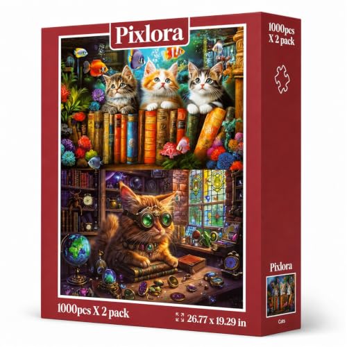 Puzzle Jigsaw Gatos Magicos 3+ Anos