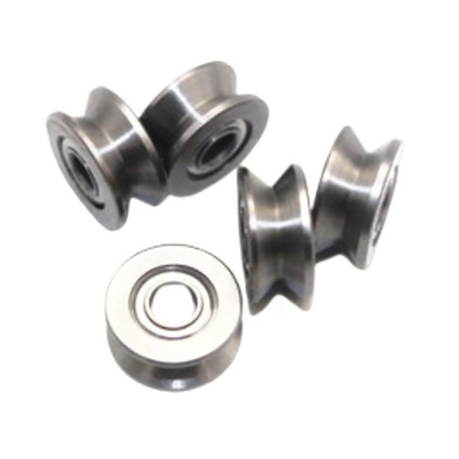 10 sztuk prowadnica drutu v-rowek miniaturowe łożysko V623 V624ZZ U623ZZ U624ZZ U604ZZ U rowek V nad linią koło pasowe(V624 135ZZ 4x14x5mm)