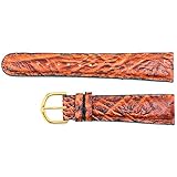 Tipo de cierre: Hebilla. CHRISTIAN GAR CG-20152 - Correa de Piel de Vaca Color Marrón (20 mm)
