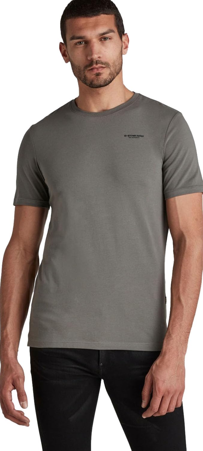 G-Star Men's Slim Base T-Shirt, Grey (gs grey D19070-C723-1260), M