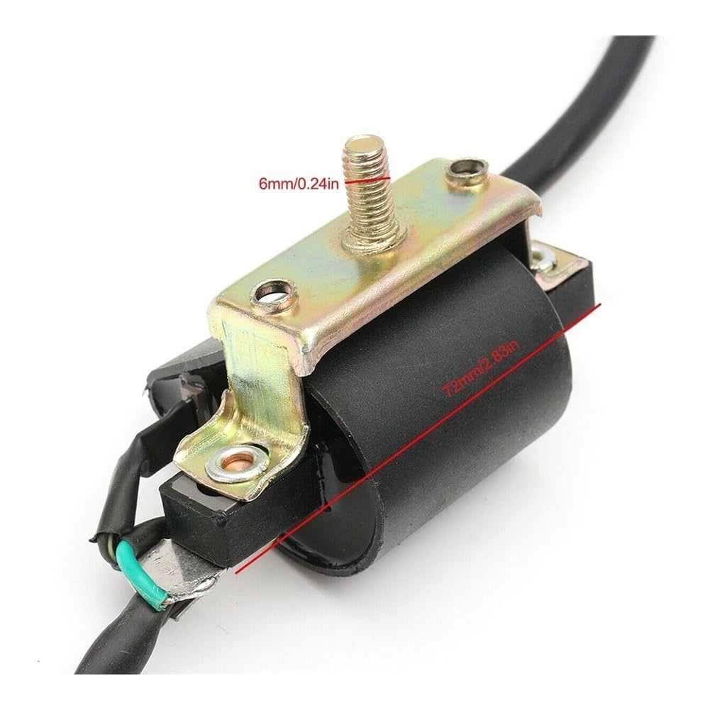 Arnés de cableado CDI para motocicleta rectificador bobina encendido solenoide para 50cc