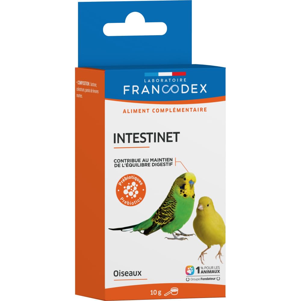Francodex - Intestinet maintient l'équilibre digestif 10 g pour Oiseaux