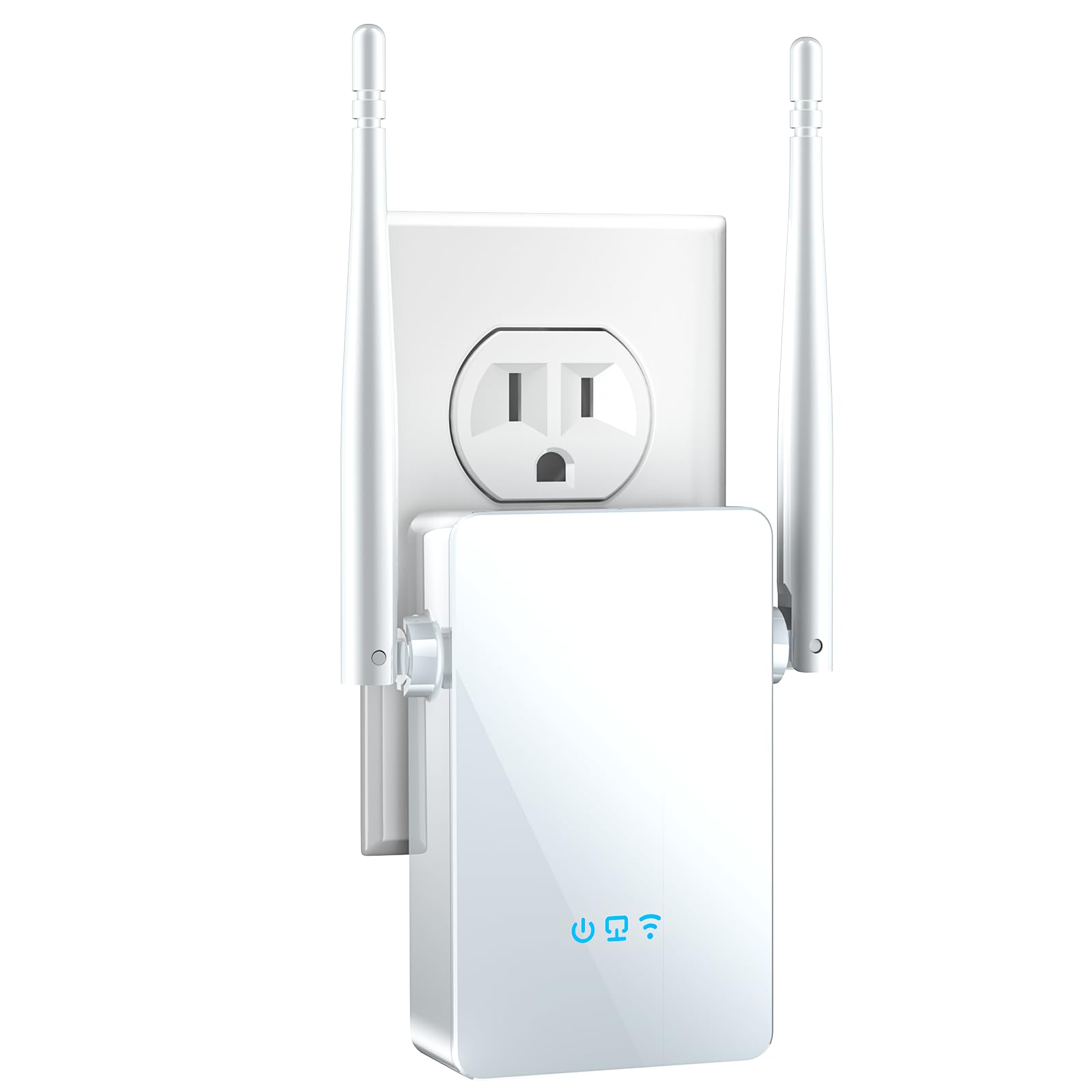 Photo 1 of 2026 WiFi Extender Signal Booster, New Gen Internet Booster for Home, 4X Faster, Covers up to 16,899 sq.ft, Wi-Fi Repeater with Ethernet Port, Wireless Long Range Amplifier, Easy Setup (White)