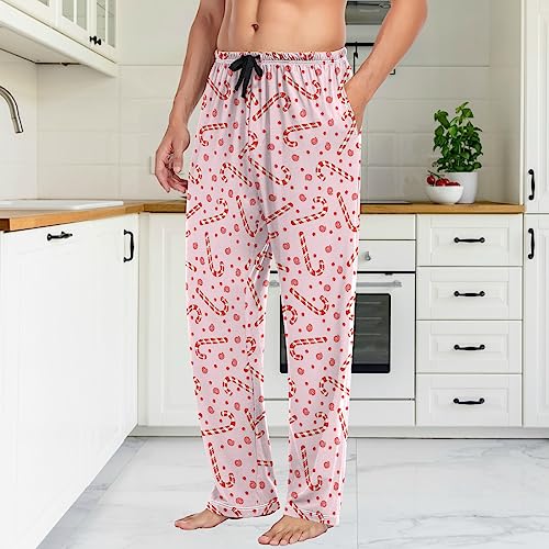 Image of Fisyme Mens Pajama Pants Men's Pajama Bottoms Soft Sleep Lounge Pj Pants