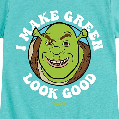 Shrek - I Make Green Look Good - Toddler & Youth Girls Short Sleeve Graphic T-Shirt3