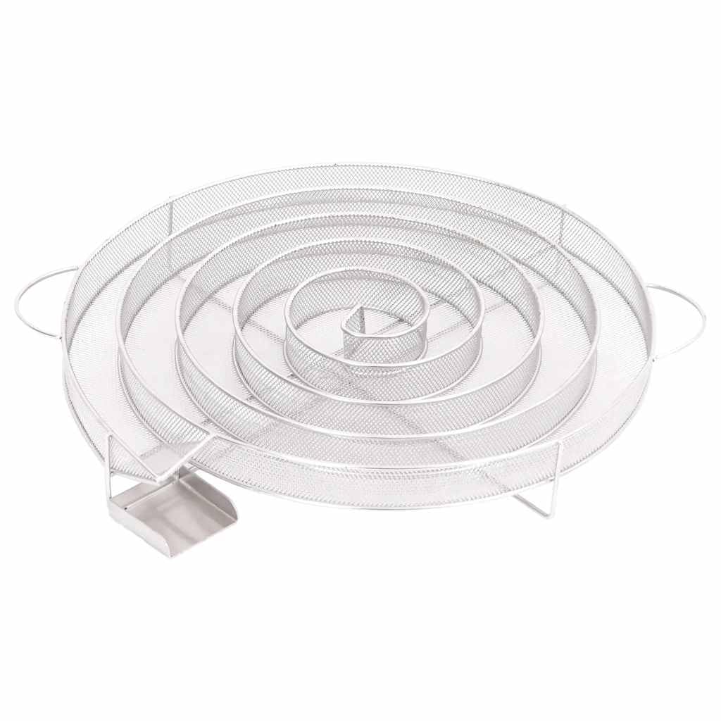 vidaXL Générateur de Fumée Froide, Fumoir à Froid pour Viande, Boîte de Fumoir pour Barbecue Poisson Fromage, Rond Acier Inoxydable