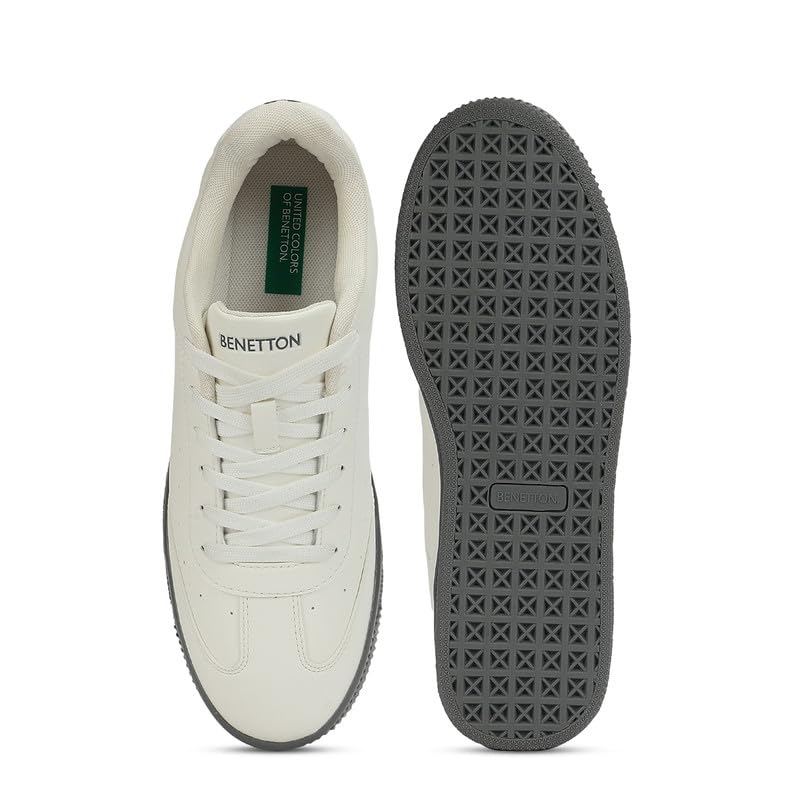 Image of United Colors of Benetton Mens United Colors of Benetton Perforations Lace-ups Plane Sneakers Sneaker