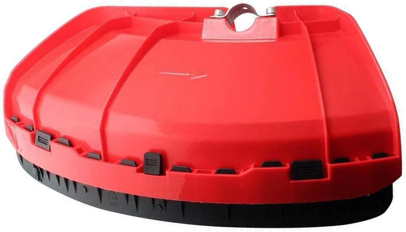 Brush Cutter Guard-Weeder Machine Cover for 26 28mm Dia Red Protection Baffle Durable Brush Cutter Guard Garden Tools (Color : A)