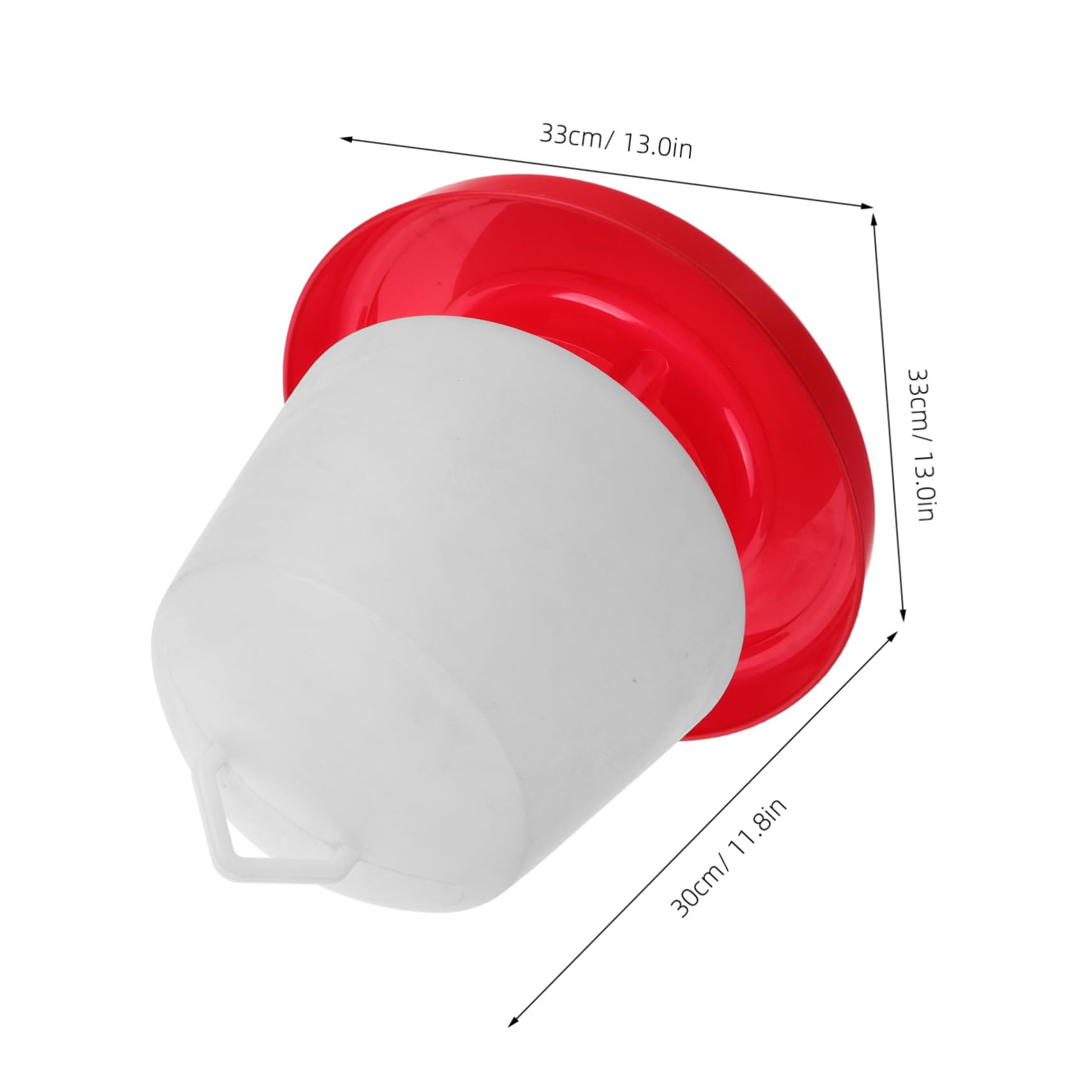 Hemobllo Mangiatoia Per Pollame e Pulcini in Plastica Resistente, Contenitore Riutilizzabile Per Cibo e Acqua, Adatta Per Galline, Anatre e Piccioni, Per Pollai Domestici e Uso Professionale