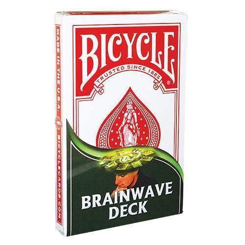 Bicycle Brainwave rouge Solomagia avec étalement fluide pour magie mentale