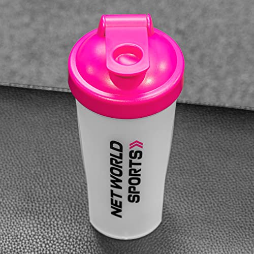 Shaker protéines 700ml rose anti-fuite pour éviter les grumeaux
