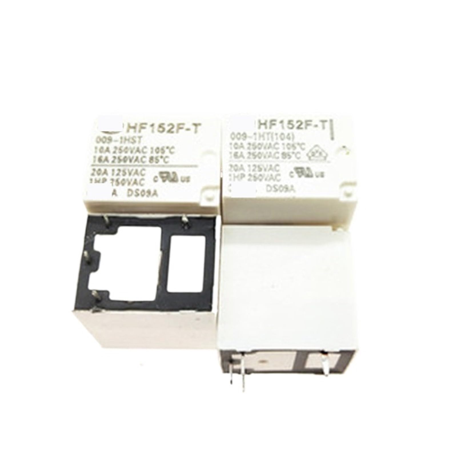 Produktbild von 10 Stück Relais HF152F-T Serie – 12V DC, 4 PIN, Normalerweise Offen, Ersatzrelais Für Elektronikprojekte