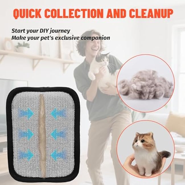 Pet Hair Removal Glove ¨C Upgraded Electrostatic Pet Hair Remover Gloves for Cats & Dogs (Black, L)-rmGvBw7x