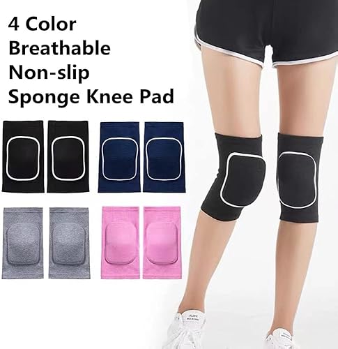 Miniatura 4 de MINILUJIA Rodilleras suaves y transpirables para niños, mangas elásticas antideslizantes de esponja, flexibles para niños, rodilleras protectoras de