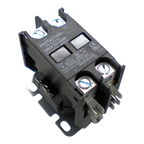 Protactor 2 Pole 32 Amp Heavy Duty Ac Contactor Replaces Virtually All Residential 2 Pole Models 30 Amps Or Less #TOP4