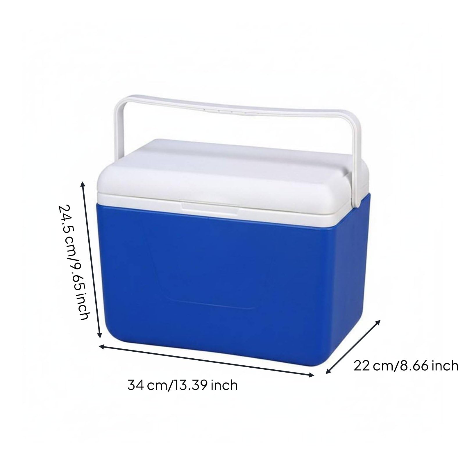 Qianly Cassa Termica da Trasporto Uso Caldo e Freddo Contenitore Isotermico per Alimenti Materiale Resistente Box Frigo Rigido per Consegna Cibo, Auto, Pesca