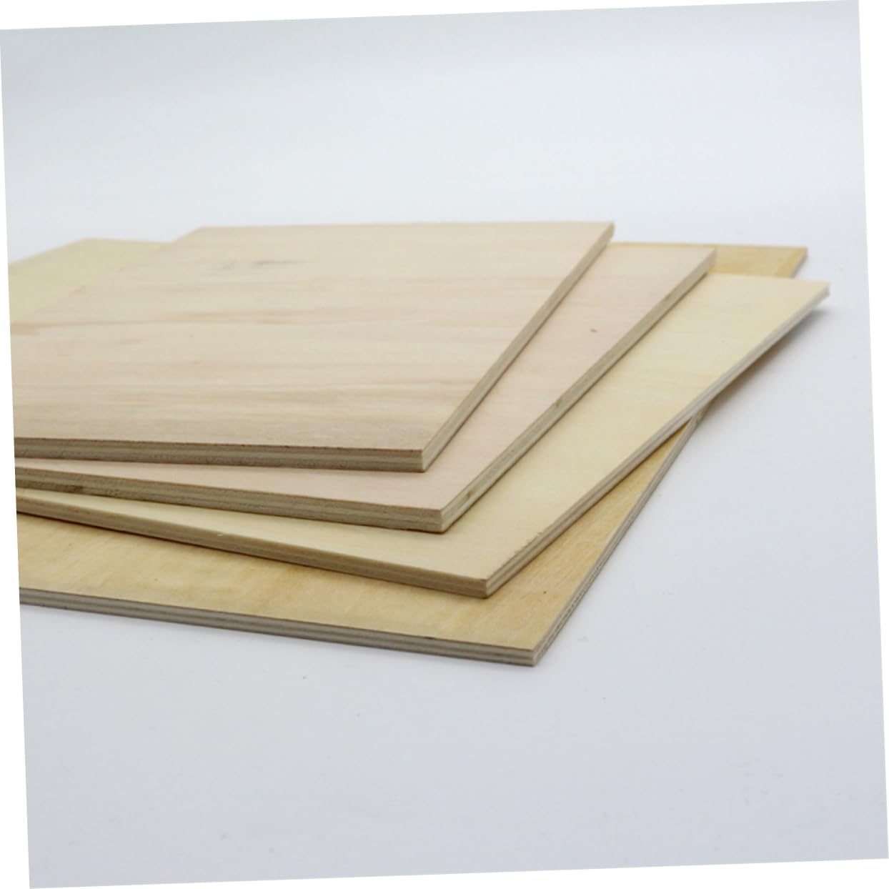 3pcs Unfinished Basswood Blocks Basswood Carving Blocks Drawing Boards Art Painting Plates Sketching Smooth Surface Classroom Office