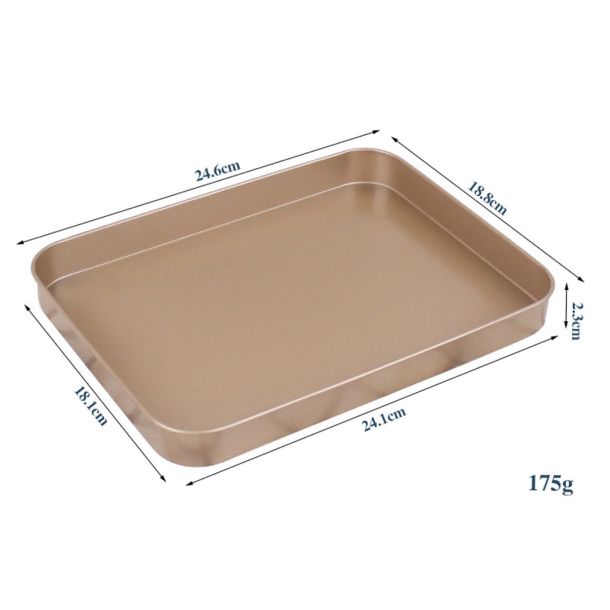 OFFSCH Rectangular Non-stick Carbon Steel Cake Baking Pan for Home Kitchen for Cakes Cheesecakes More Bakeware