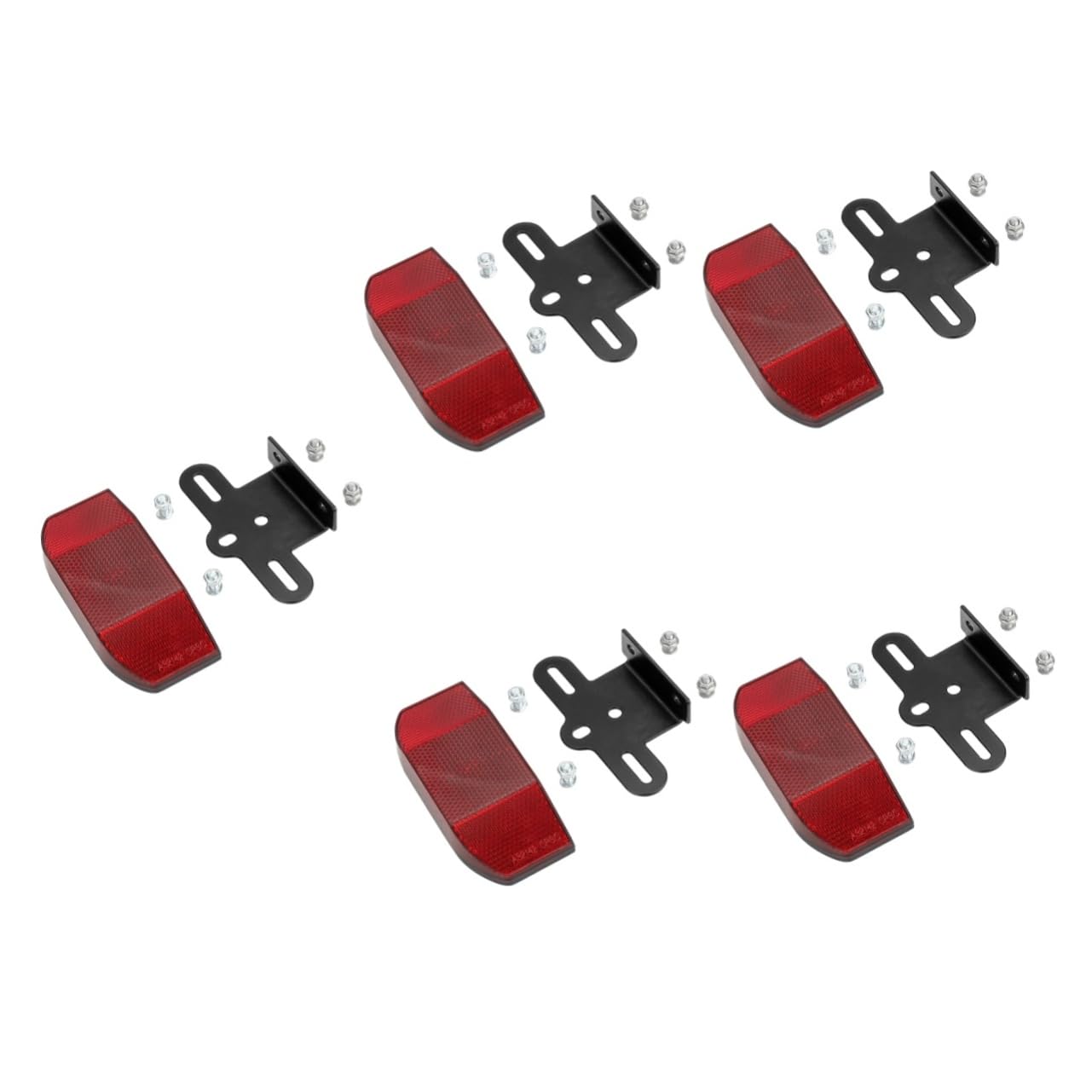 Mikikit 5 Sets Bicycle Wheel Reflectors Cycle Reflectors Rear Bike Light Bike Safety